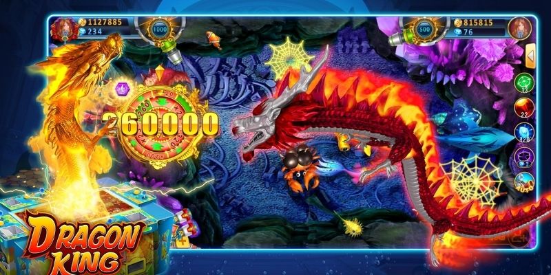 Các tính năng độc đáo trong săn cá Long Vương tại Fun88