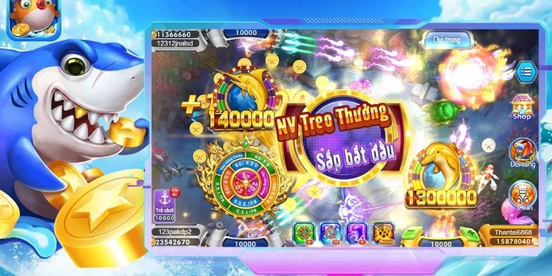 Dàn boss huyền thoại xuất hiện trong đại dương Fun88
