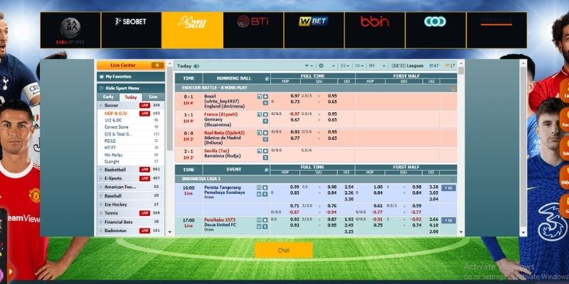 Tổng hợp những cửa kèo xanh chín hàng đầu